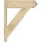 Ekena Millwork Traditional Arts & Crafts Rough Sawn Outlooker, Douglas Fir, 8"W x 28"D x 34"H OUT08X28X34TRA03RDF - alternate 3